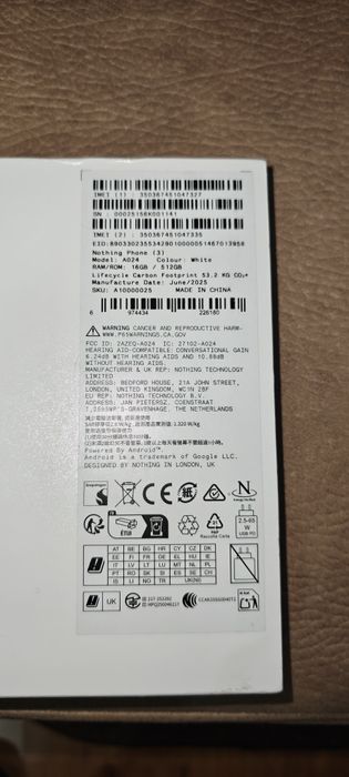 Nothing Phone 3 512 cu 16 nou impecabil