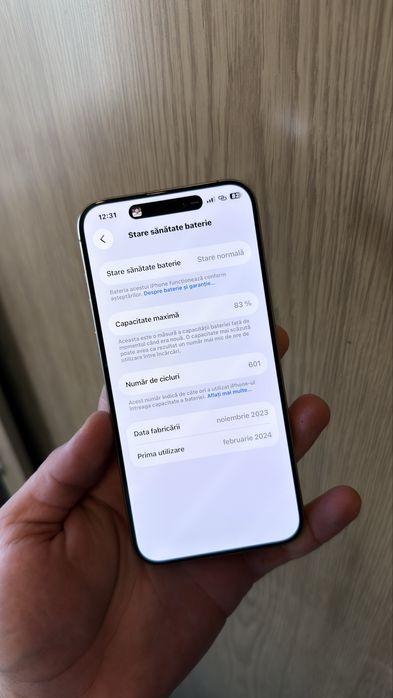 V/schimb iPhone 15 pro max