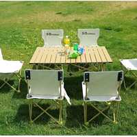 Oferta, set masa si 4 scaune alumini pliabile,camping, picnic,plaja
