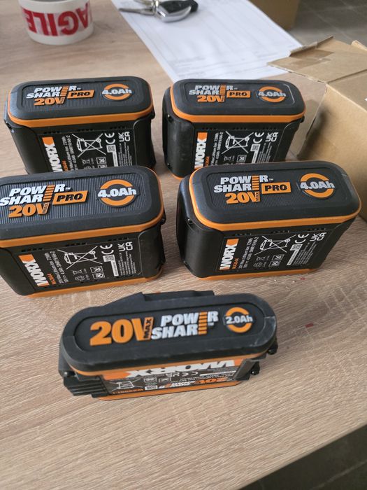 Acumulator Worx WA3644 20V PowerShare Pro 4Ah Li-Ion