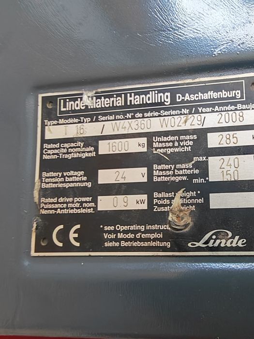 Продавам ел.стакер LINDE T18