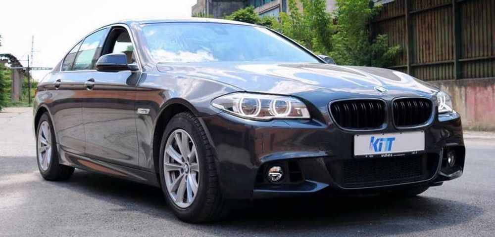 Пълни LED фарове Angel Eyes за BMW Серия 5 F10 F11 LCI 2014-2017  А294