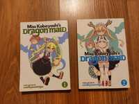 Манга Miss Kobayashi's Dragon maid Volume 1 and 2
