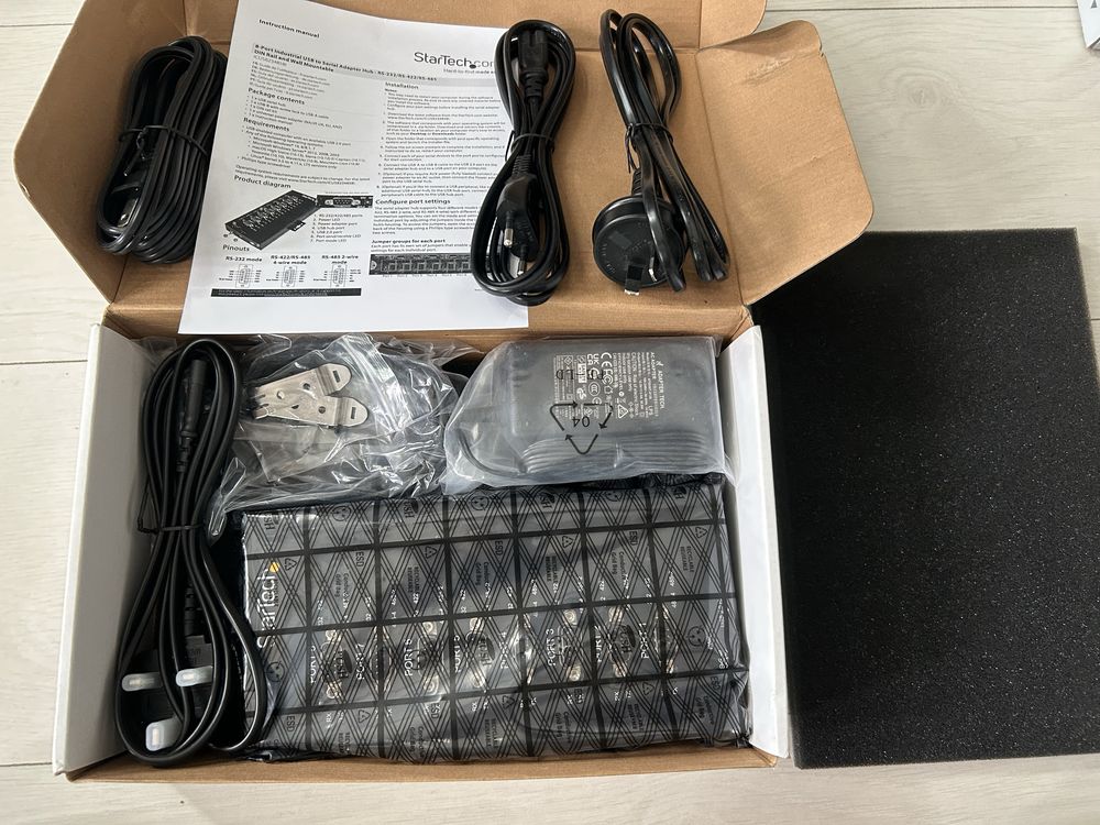 Adaptor Hub Serial cu 8 Porturi USB la RS232/RS485/RS422