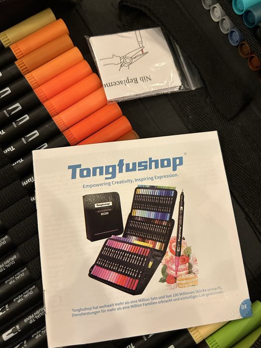 Set 158 linere / markere duble