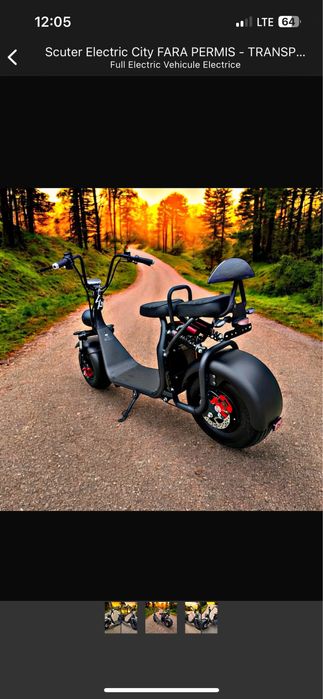 Vand scuter harley coco cyty nou !