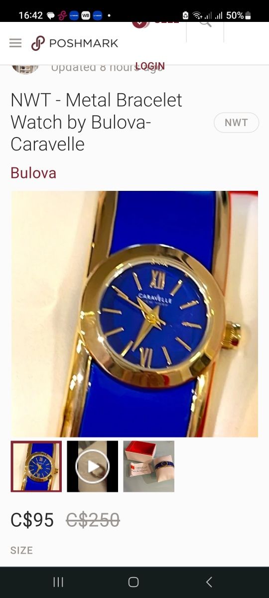 Продам часы-браслет фирмы Caravella