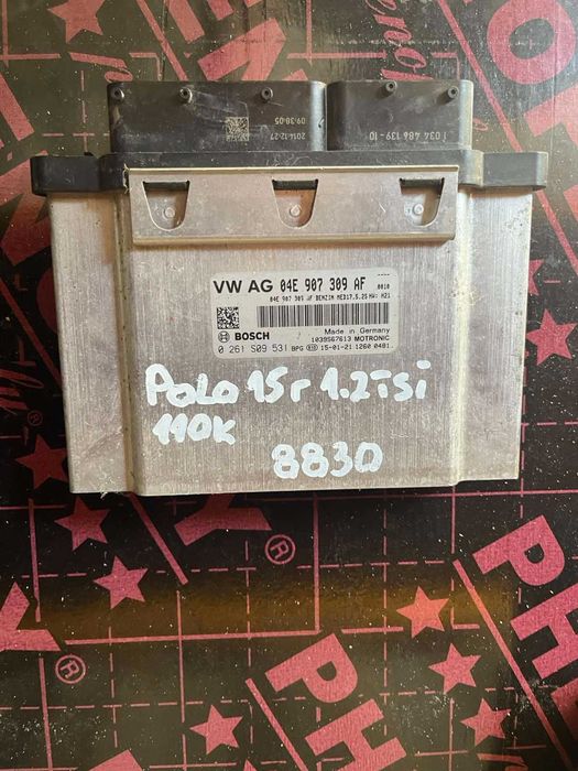 компютър за двигател volkswagen polo 2015г. 1.2tsi 110ks