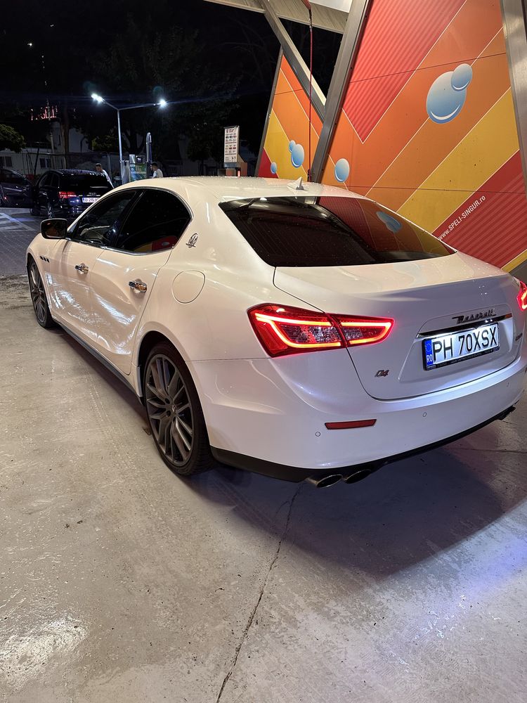 Maserati Ghibli SQ4 3.0 V6 benzina| 2016 | Alb perlat