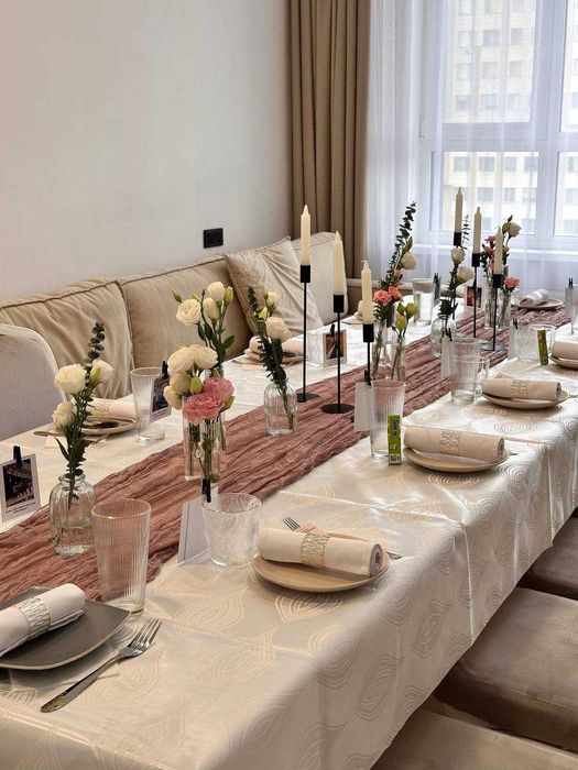 Аренда посуды, столов, стульев АСТАНА (все чисто, красиво)