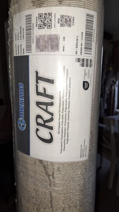 Covor Craft cod 23271-276 bej -  160x230 covor 80x150