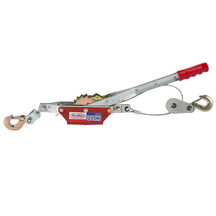 Troliu 2T cu dinti dubli si carlige duble cablu orizontal (GF-2271)