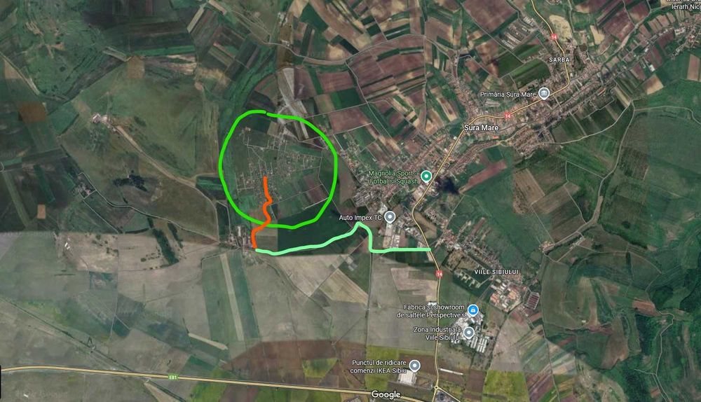 Teren 890mp - Dealul Sibiului