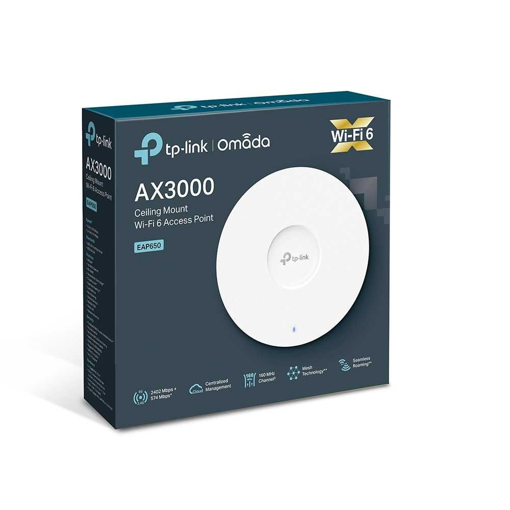 Потолочная точка доступа Wi‑Fi AX3000 Tp-Link EAP650