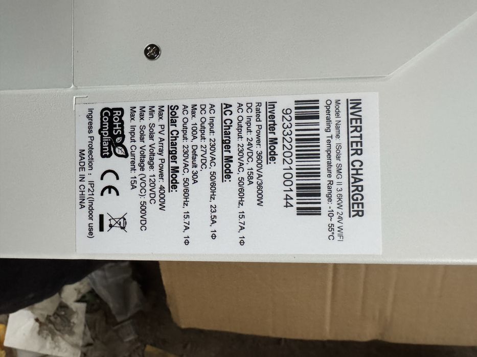 Хибритен Инвертор 3600w