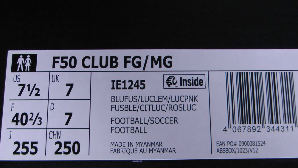 Ghete fotbal crampoane NOI Adidas F50 Club marimea 40,5
