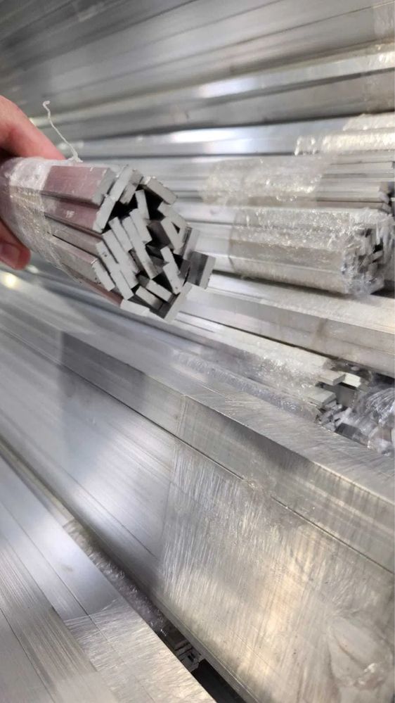 Bara dreptunghiulara platband de aluminiu si inox