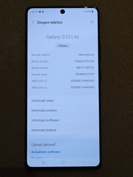 Samsung G770 Galaxy S10 Lite dual sim 128 Gb ID-XXL2787