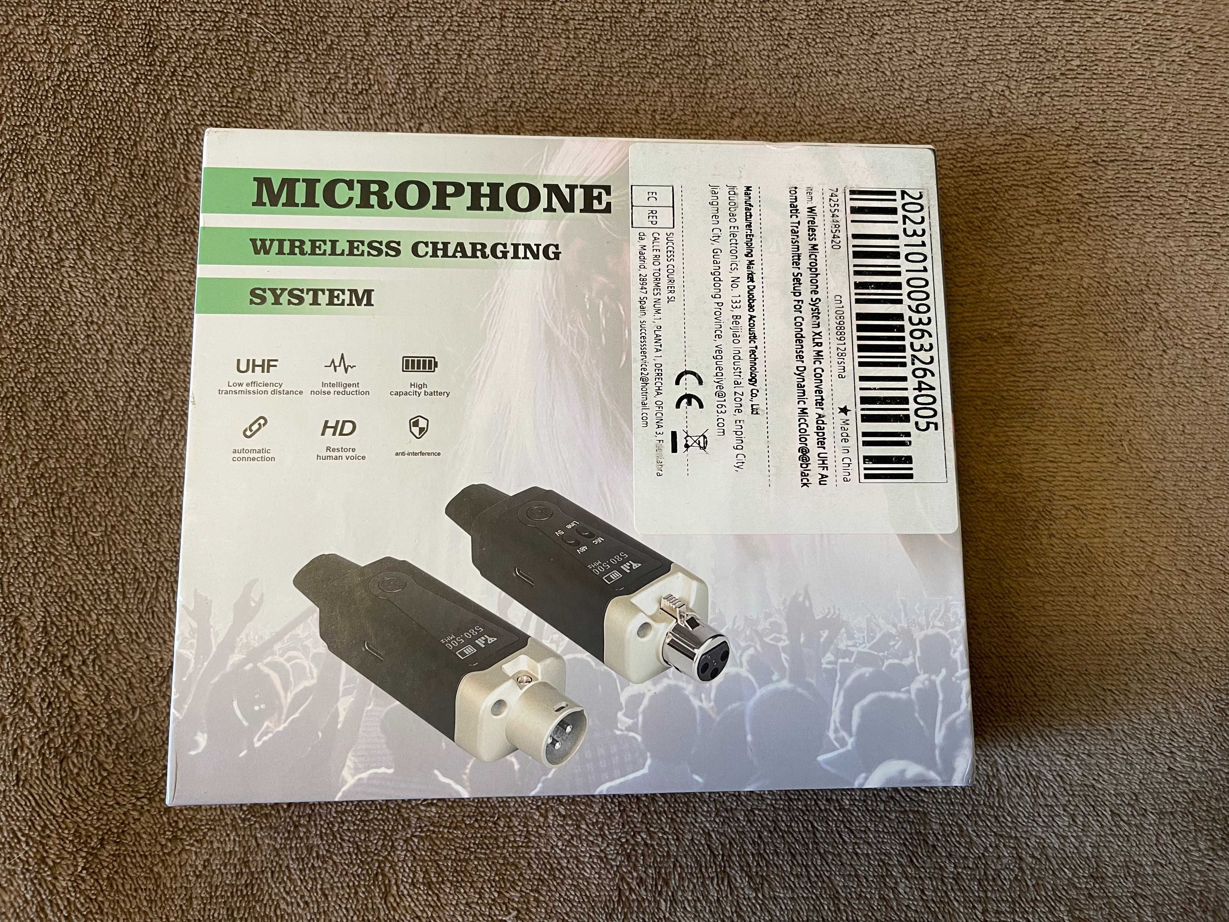 (Wireless Microphone system) Безжична Микрофонна Система - Нова
