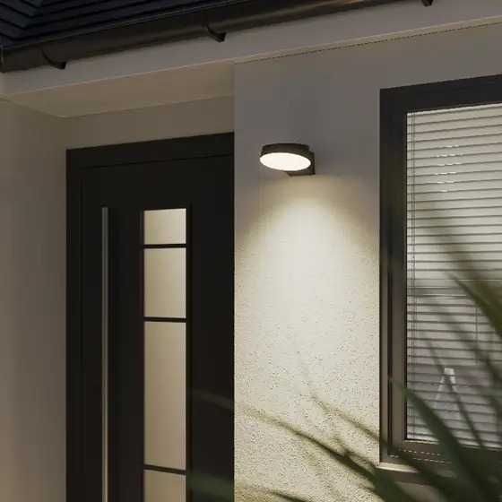 Lampa Led Perete Edna 1000Lm Negru (NOUA)