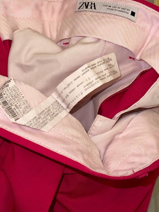 Двойка zara в малиновом цвете