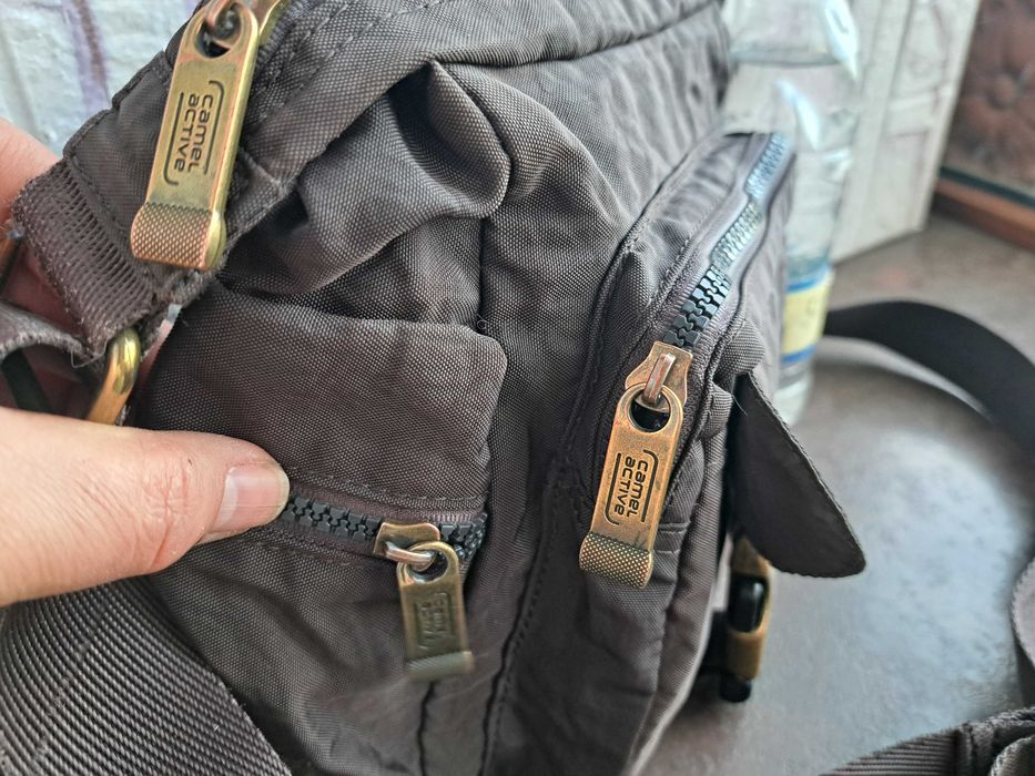 мъжка чанта Camel ,малка текстилна чантичка,торба