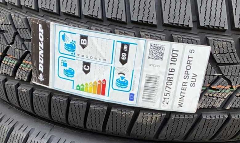 Set 4 anvelope iarna - DUNLOP WINTERSPORT 5 SUV 215/70R16 100T