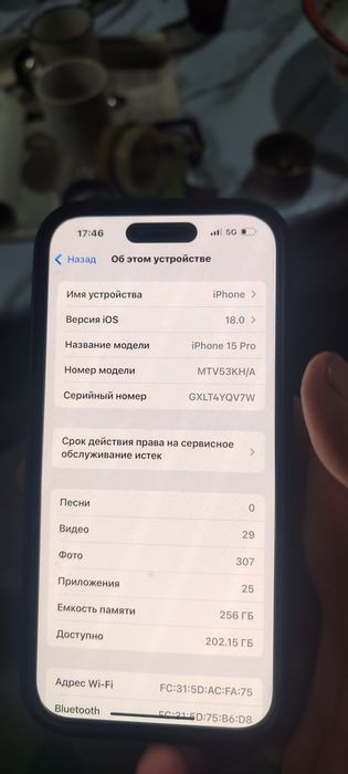 Айфон 15 про 256 гб