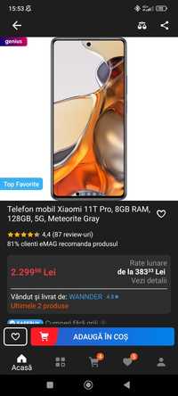 Vând telefon Xiaomi 11T
