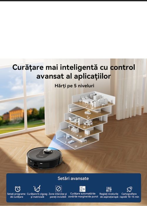 Aspirator robot Proscenic Q8 Aspirare-Mop