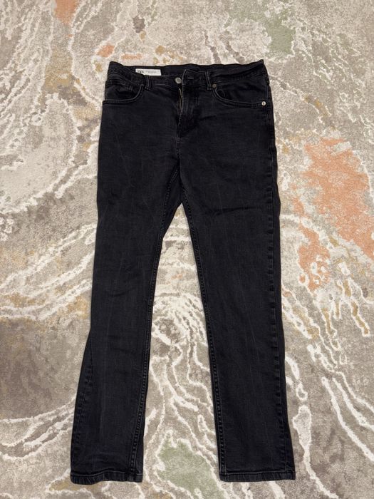 Zara Slim Fit черни дънки