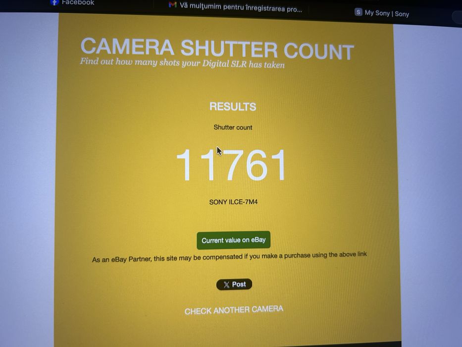 Sony a7 iv a7iv alpha ca nou in garantie