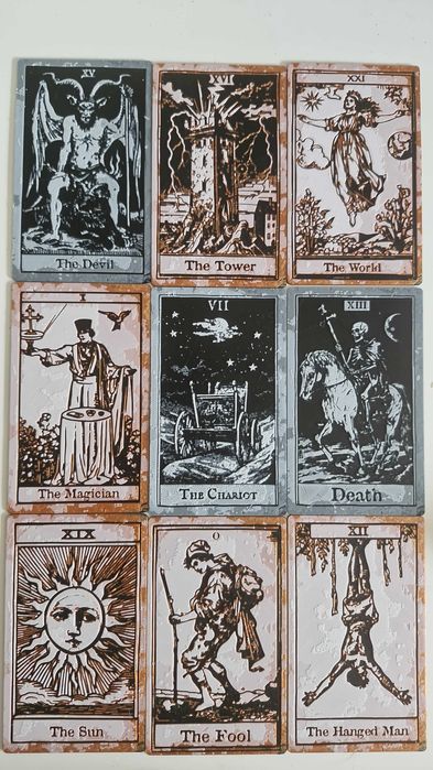 Carti de tarot arcana majora printate 3d