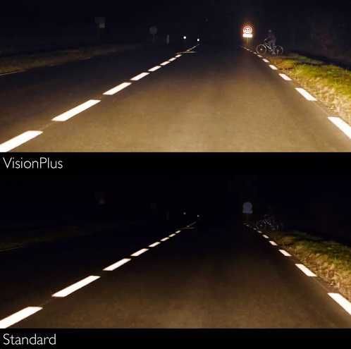 Комплект Халогени Крушки за фарове Philips H7 VisionPlus +60% 2бр.