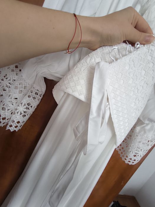 OCAZIE!!! Rochie NOUĂ lungă alba ocazie, cununie, nunta, marime XS-S