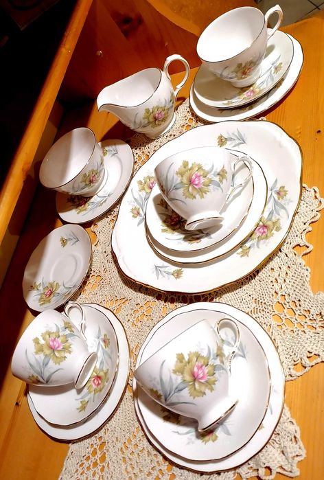 Английски старинен порцеланов комплект Gainsborough