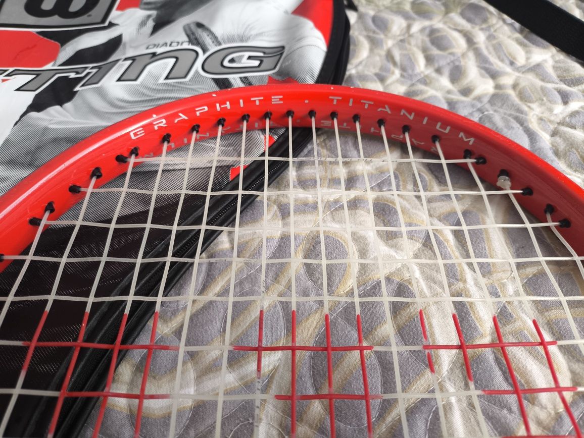 Ракетка для большого тенниса Wilson sting soft shock raphite titanium