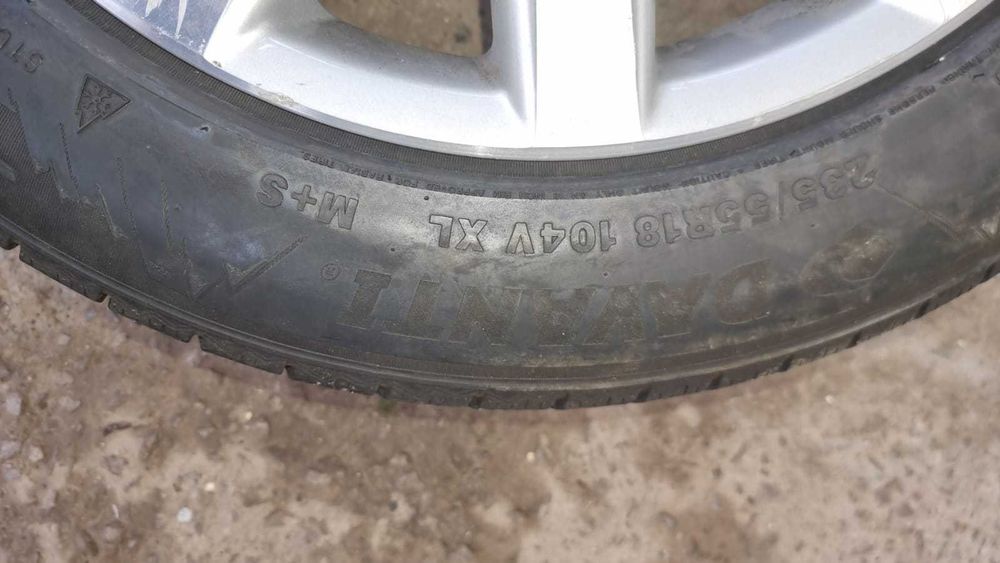 Vand Jante aliaj second hand 235 x 55 x 18 cu gume DAVANTI VENTURA