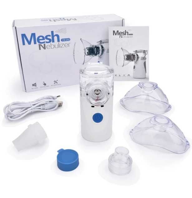 MESH Nebulizer небулайзер-ингалятор (работает от сети и от батареек)
