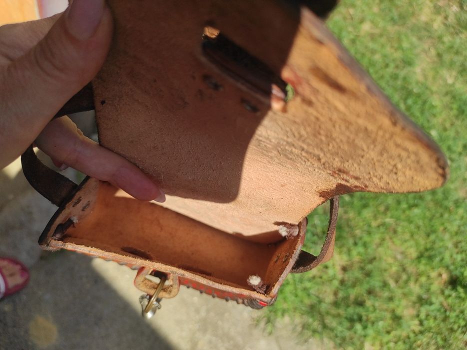 Poșetă/geantă din piele handmade