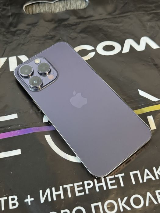 256GB iPhone 14 PRO Max Гаранция Vivacom 2025 г. Purple