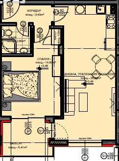 Двустаен апартамент в Свилеград нов жилищен комплекс „ЛАС ВЕГАС“