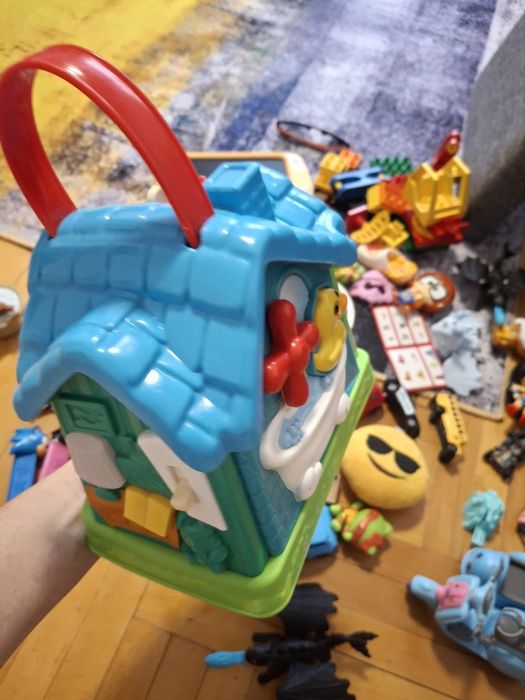 Lot jucării, lego, casuta interactiva