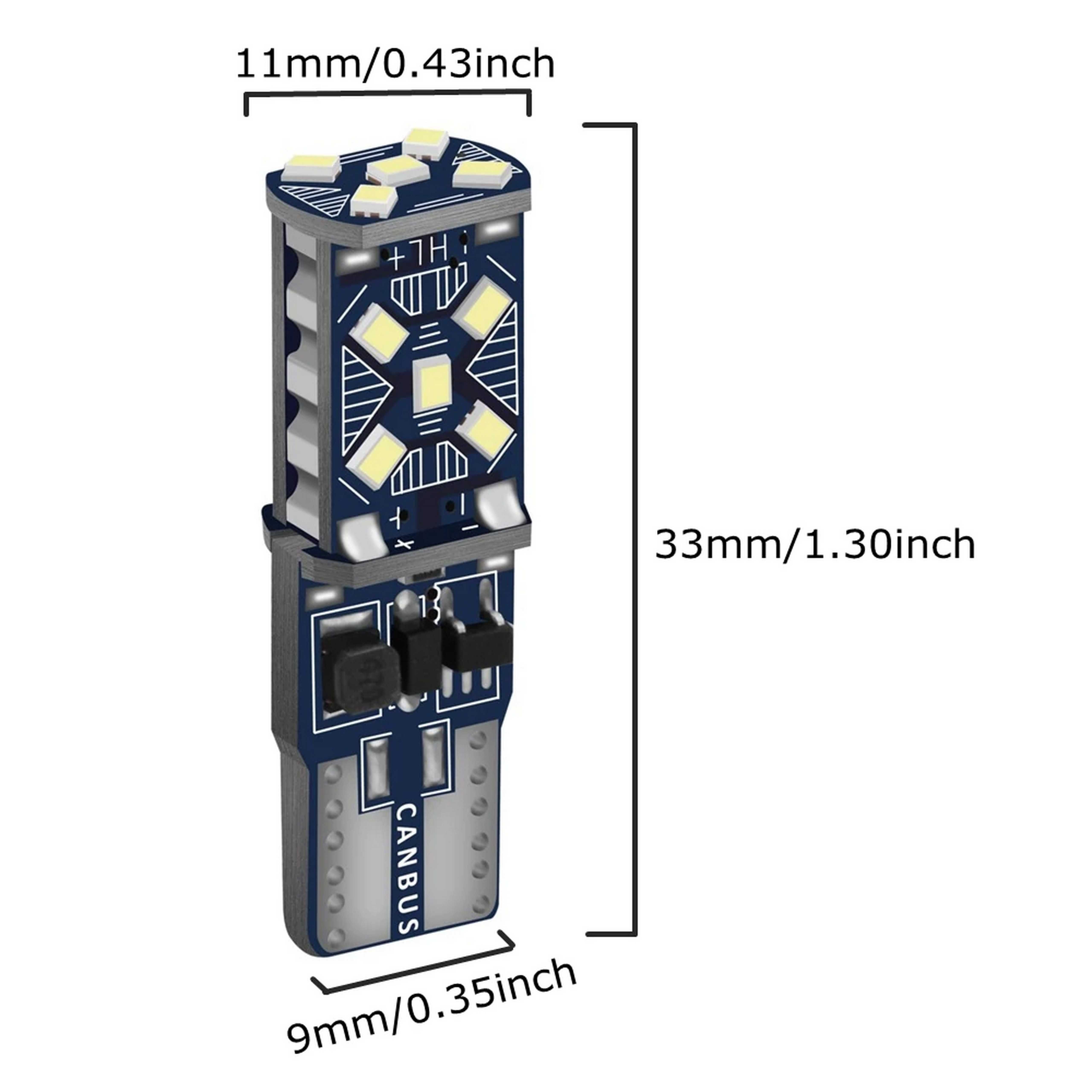 Супер ярки T10 LED крушки Canbus без грешка-Дневни светлини