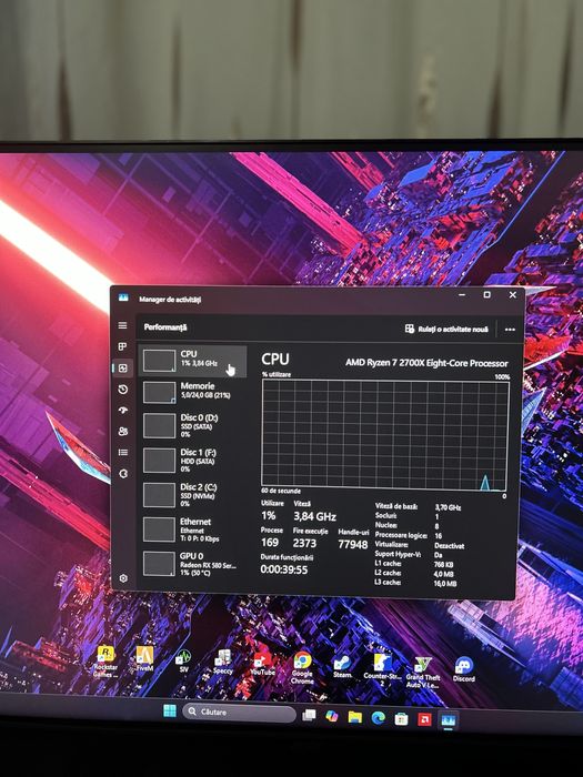 Pc gaming | Ryzen7 2700x| RX580 8gb| 24gb ram| ssd M2 256gb