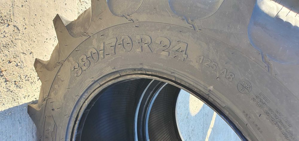 cauciucuri noi ramforsate 320/70R24 de la OZka Agricole KZX2