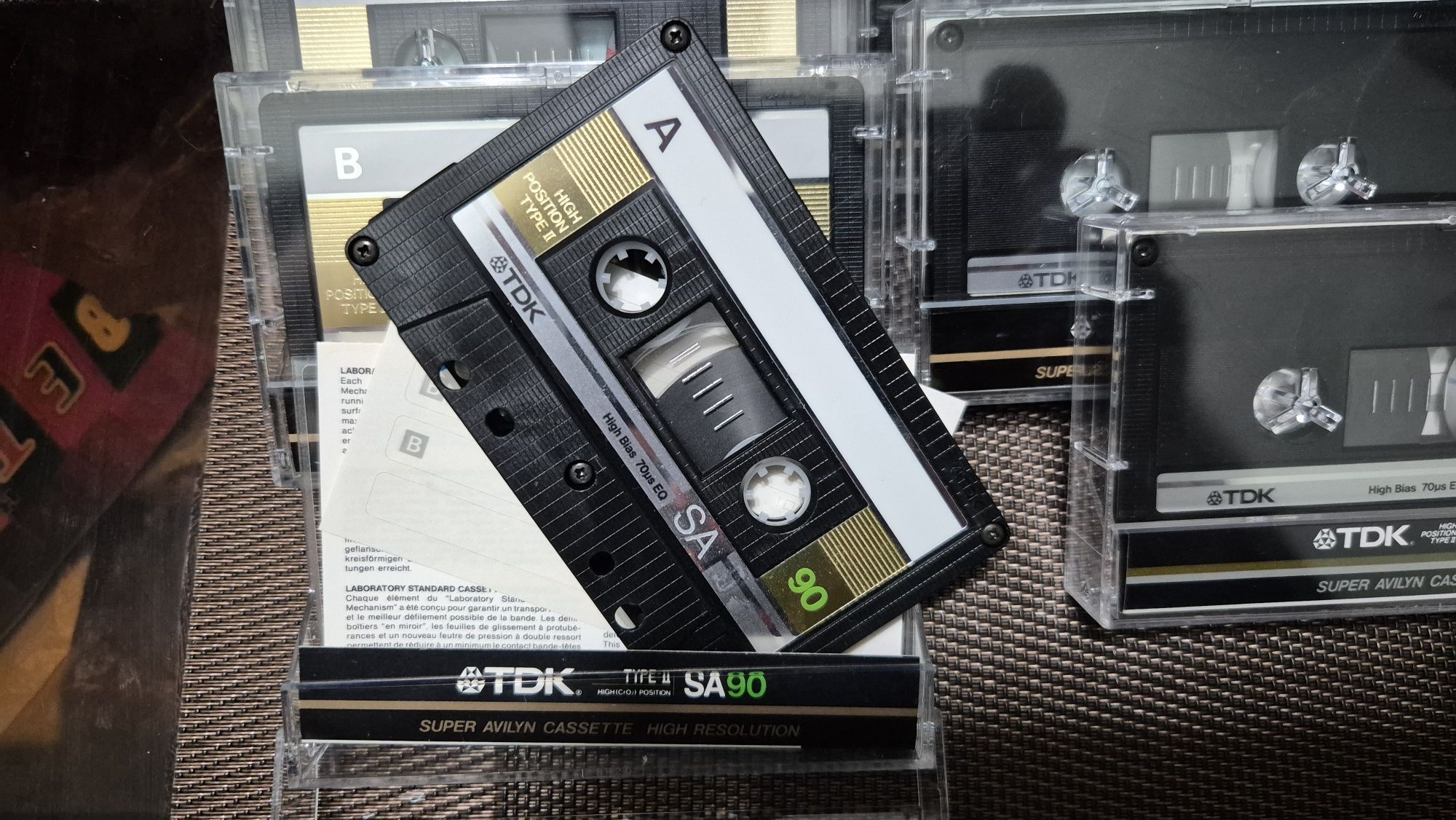 Кассеты TDK SA90 (Gold & Silver version)1987 г !! Цена 100$  за 10штук