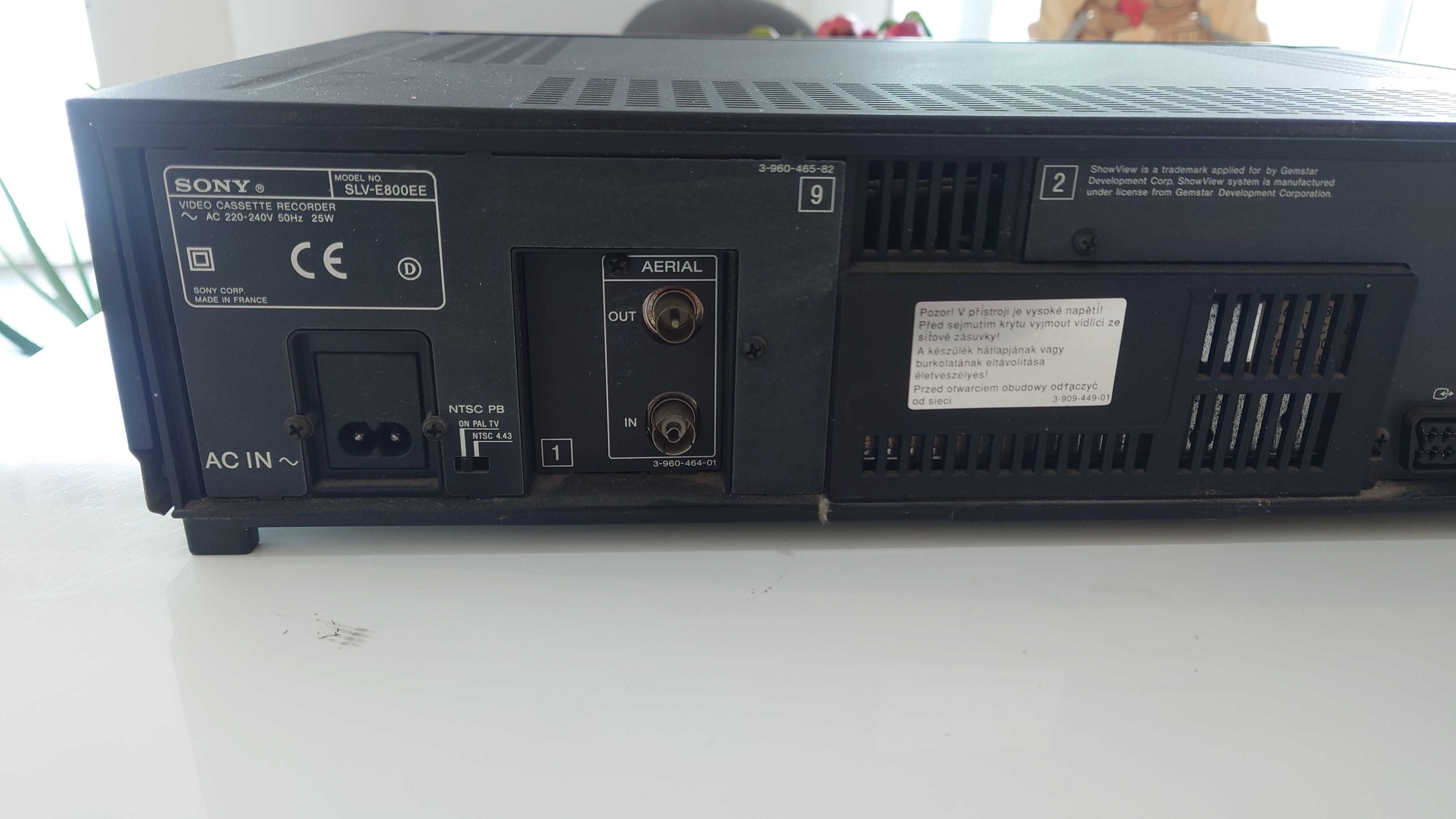 SONY SLV-E800EE Hi-Fi Stereo Video Recorder VHS ShowView
