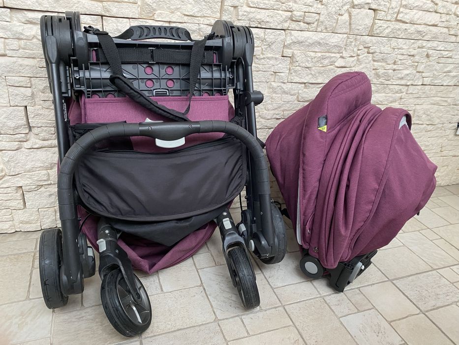 Căruț sport + landou pliabile