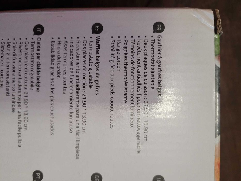 Aparat pentru waffle belgiene Livoo